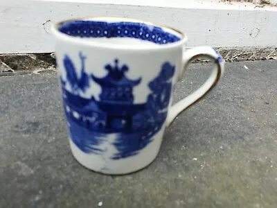Buy Antique Burleigh Ware Burslem England Blue & White Willow Pattern Coffee Cup • 14.95£