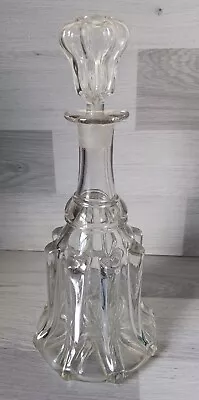 Buy Victorian/Georgian Hand Cut Glass Bell Decanter - Antique 12.5 Inches • 65£