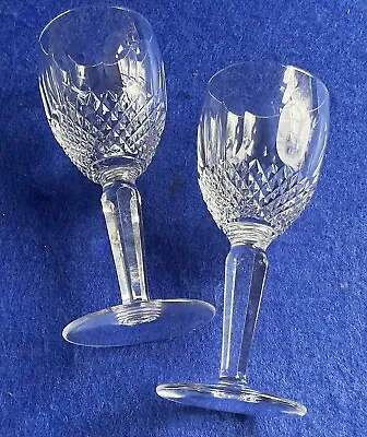 Buy FINE PAIR Of WATERFORD COLLEEN LONG STEM CLARET GLASSES • 65£