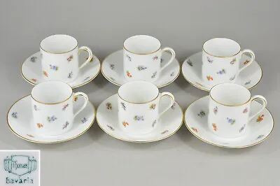 Buy Exquisite Thomas Bavaria Jugendstil Demitasse Coffee Cups German Mokkatasse • 53.99£