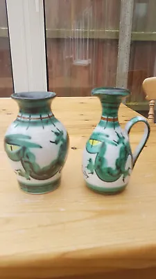 Buy Tintagel Pottery Vase And Jug • 10£