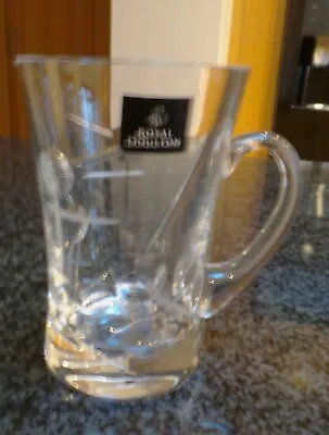 Buy A Royal Doulton Geargian Style Lead Crystal Beer Mug • 6£