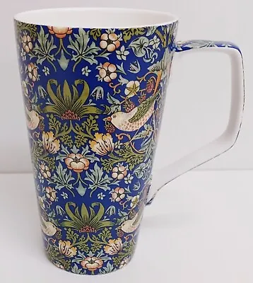 Buy William Morris Strawberry Thief Blue Mug 500 Ml Fine China Large Latte Cup • 18.50£
