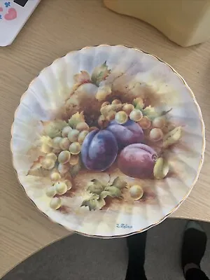 Buy Royal Vale, Bone China Decorative Plate/Charger, Fruits By D Wallace • 7£