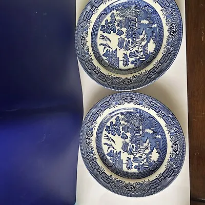 Buy Vintage Set Of 2,Churchill Pattern Fine English Tableware, Staffordshire-England • 21.14£