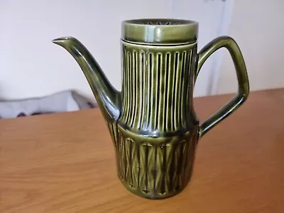 Buy Vintage Sadler Coffee Pot Green 1970s • 4.99£