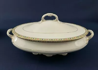 Buy Antique John Maddock & Sons Royal Vitreous China Covered Serving Dish C.1896+ • 43.22£