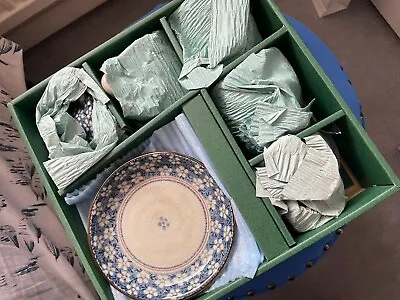 Buy Vintage Style Chinese Porcelain Tea Cups And Saucers X 5 Set - BRAND NEW BOXED • 8.45£