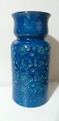 Buy Stunning Original Vintage Aldo Londi Bitossi Rimini Blue Vase  • 75£
