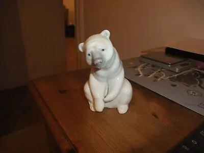 Buy Fabulous Lladro Figurine Of Polar Bear Resting 1208 • 12.99£
