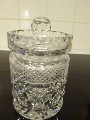 Buy Beautiful Cut Crystal Glass Preserve Jar And Lid • 15£