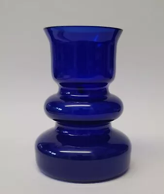 Buy Vintage? Colbalt Blue Glass Vase Scandinavian/Finnish? • 40£