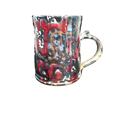Buy Selbourne Pottery Abstract Design Mug Cup Robert Goldsmith 4 Ins H X 2.75 Ins W • 14.99£