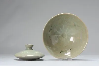 Buy Antique Lovely Korea Goryeo Or Joseon Goryeo Style Celadon Korean Porcelain Bowl • 1,053.87£