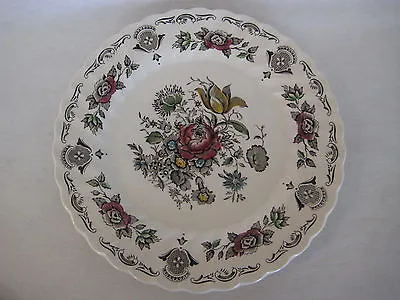 Buy Vintage Myott Bouquet Staffordshire Dinner Plate, 10  Diameter(Chip On The Back) • 23.70£