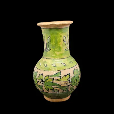 Buy Antique Persian Ceramic Pottery Vase Handmade Arminian Artist Flower Design • 150.16£