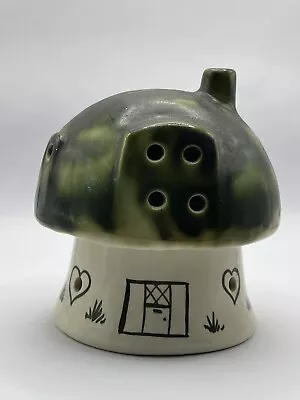 Buy Beddgelert Pottery Wales Mushroom Fairy House Stoneware Tealight 4  Approx • 14.99£
