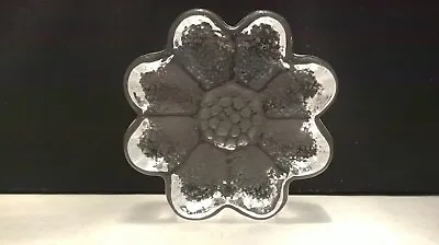 Buy Dartington Glass Clear Daisy Paperweight FT 208  70 S Vintage Frank Thrower • 9.99£