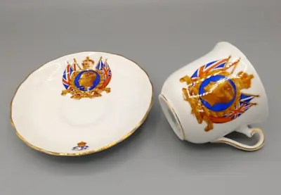 Buy Tuscan Fine English Bone China King Edward VIII Coronation 1937 Cup  & Saucer • 23.70£
