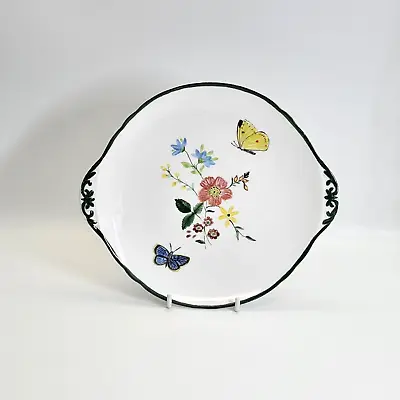 Buy Vintage Shelley Butterflies & Floral Cake/Sandwich Serving Plate • 4.99£
