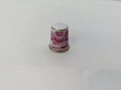 Buy AK Kaiser COUNTRY SCENE Thimble PORCELAIN WEST GERMANY PINK BOX PAPERWORK • 14.18£