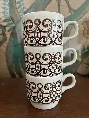 Buy Biltons CELTIC ROSE Ironstone Tea / Coffee Cups Set Of 3 1970’s Made In England • 4.99£