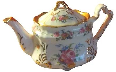 Buy Vintage Arthur Wood Teapot #4296 England Pink Roses Floral  • 33.07£