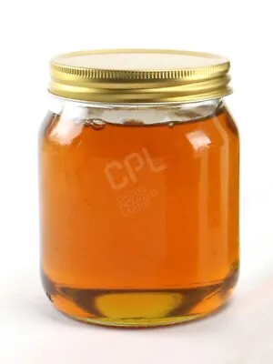 Buy 1lb Glass Honey Jar With Gold Screw On Lid - FREE NEXT DAY DELIVERY • 40.80£