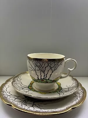 Buy Crown Devon Art Decor Cup And Saucer Glenwood • 20£