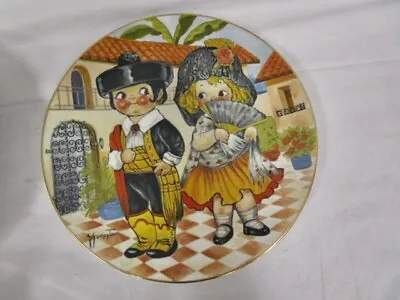 Buy Vintage Dolly Dingle Visits Spain - World Traveler Collector Plate  • 19.20£