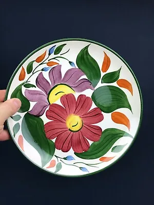 Buy VINTAGE 1960s ROYAL VICTORIA WADE ENGLAND HAND PAINTED SORRENTO PLATE  • 6£