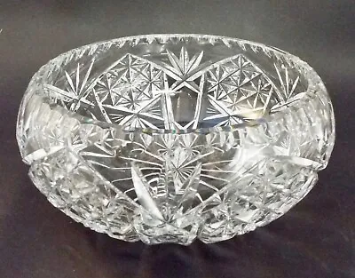 Buy Vintage Crystal Cut & Moulded Glass Fruit Bowl - 6  - 2 • 16.99£