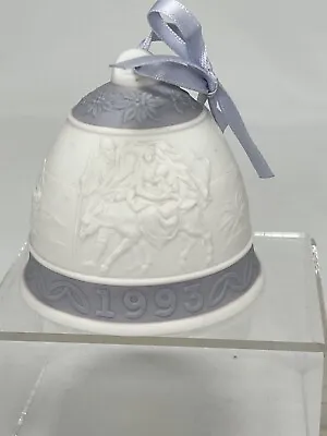 Buy VTG 1993 Lladro Bisque Porcelain Christmas Ornament Bell Bethlehem • 9£