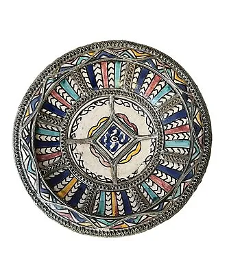 Buy Antique Moorish Moroccan Handmade Ceramic Plate Bowl • 282.92£