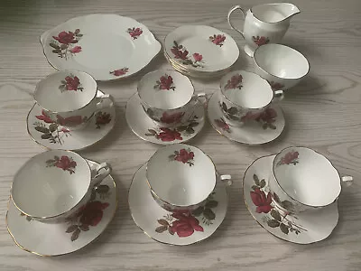 Buy Elizabethan Fine Bone China Floral 19pcs Tea Coffe Set Vintage Retro • 22.99£