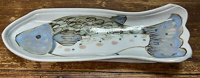 Buy Highland Stoneware Scotland 16” Hand Painted Fish Dish Wall Decor • 39.80£
