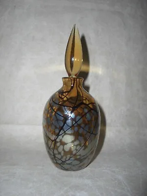 Buy Vintage Okra Iridescent Glass Perfume Bottle Orion  • 49£