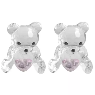 Buy  Crystal Bear Display Ornament Pink Decor Decorations Baby Manual Desktop • 11.55£