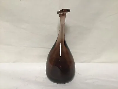 Buy CC50 Vintage Antique Purple Hand Blown Art Glass Vase - Set Of Only 1 Glass Vase • 92.98£