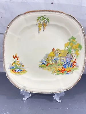 Buy Alfred Meakin England Royal Marigold Homestead Square Salad Lunch Plate • 23.67£