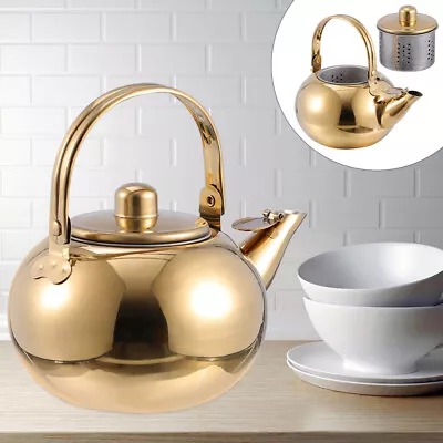 Buy Stainless Steel Teapot With Infuser For Loose Tea And Stovetop-SG • 11.99£