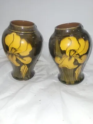 Buy Pair Watcombe Art Nouveau Vases • 48£