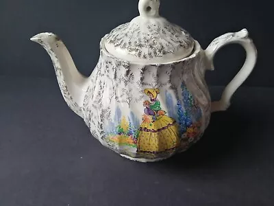 Buy Vintage Sadler Blakeney Crinoline Lady Teapot • 4.50£