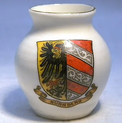 Buy Goss Crested China  Saxon Urn Nurnberg Germany Rare  B5 • 17.99£
