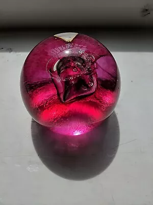 Buy Paperweight Limited Edition Caithness Art Glass End Of Day Glass 'Fireball' • 9.99£