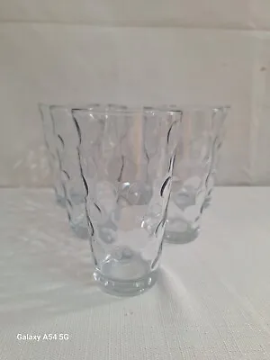Buy Circleware Glass Highball Embossed Circles Clear 3D Effect 12 Oz. 6  Tall 6 Pcs • 21.13£