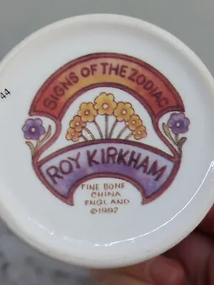 Buy Retro Vintage Signs Of The Zodiac Roy Kirkham Bone China Mug Sagittarius 1992 • 12.99£