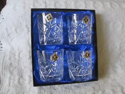 Buy Boxed Set Of 4 Edinburgh International Whisky Glasses • 20£