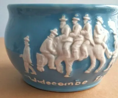 Buy Blue Devon Ware Bowl. Widecombe Fair. Grey Mare With Tom Cobley And All. 12cm D. • 4.95£