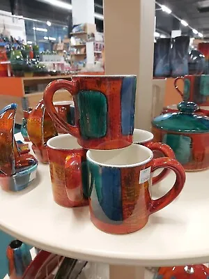 Buy Studio Poole Pottery Gemstones Hand Painted Shape 61 Mug 4inches By 3 Wide • 19.99£